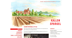 Desktop Screenshot of kallen-spargel.de